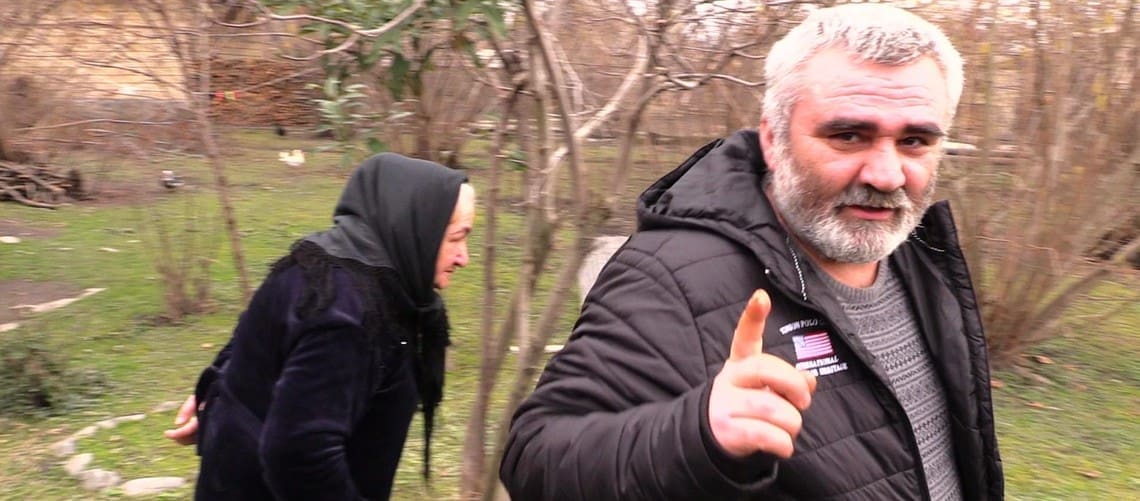 Афган Мухтарлы на поминках своих родственников