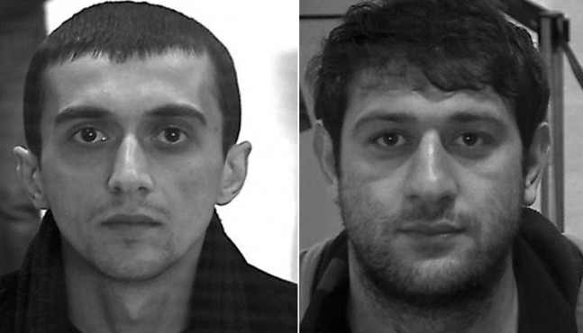 Rashad Boyukkishiyev (b. 1988) and Farrukh Gasimov (b. 1988) are wanted in connection with the deaths of two police