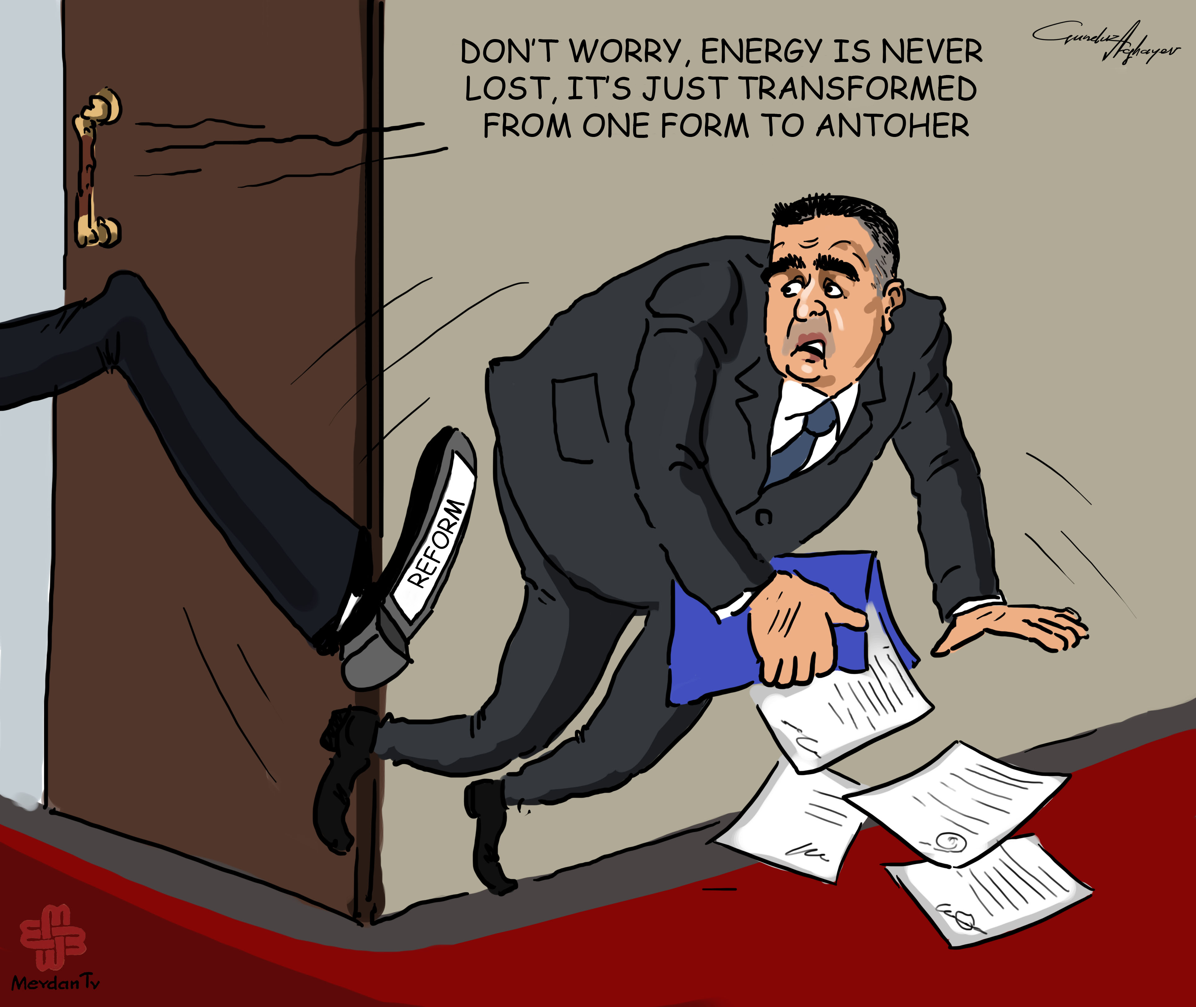 Etibar Pirverdiyev was fired as head of Azerenerji two months after a countrywide blackout (Gunduz Aghayev)