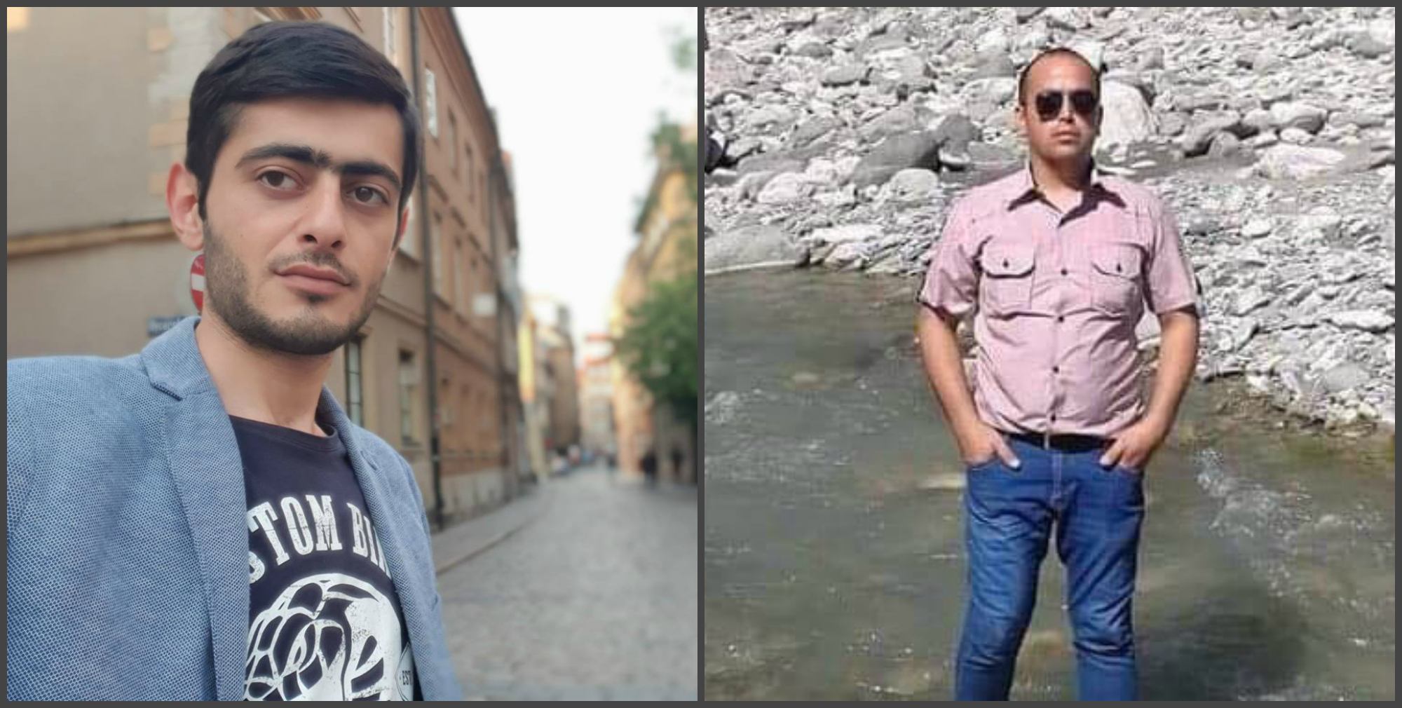 Türkel Azərtürk və bacanağı Emin Saqiyev. Foto: şəxsi arxiv / facebook. Kollaj: mikroskop media