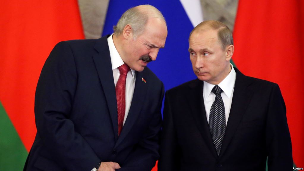 Belarus prezidenti Aleksandr Lukaşenko və Rusiya Prezidenti Vladimir Putin