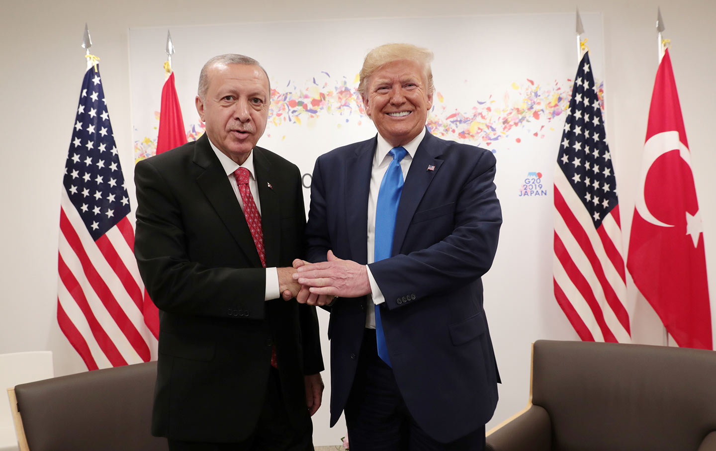 ABŞ prezidenti Donald Tramp və Türkiyə prezidenti Rəcəb Tayyib Ərdoğan