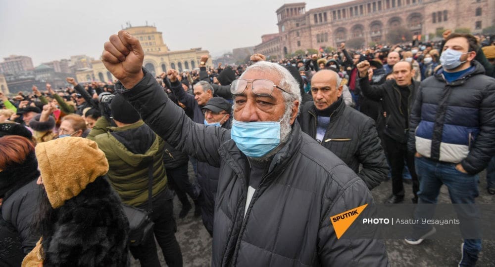Митинг оппозиции в Ереване