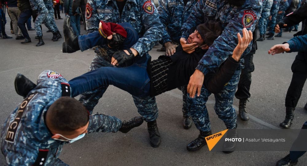 Митинг оппозиции в Ереване