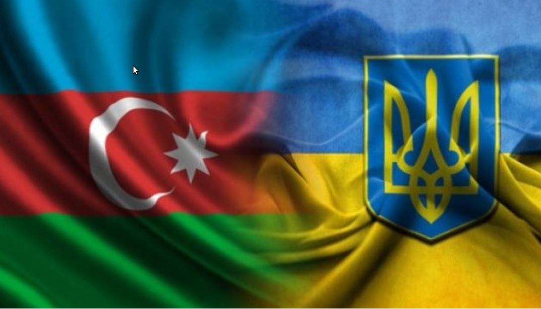 Флаги Азербайджана и Украины