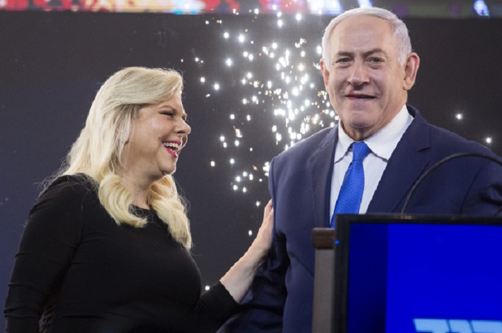 Benjamin Netanyahu və həyat yoldaşı Sara Netanyahu