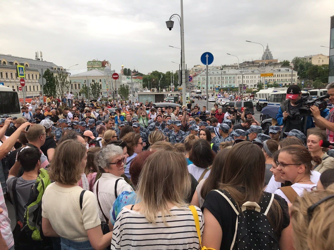 Акция в Москве