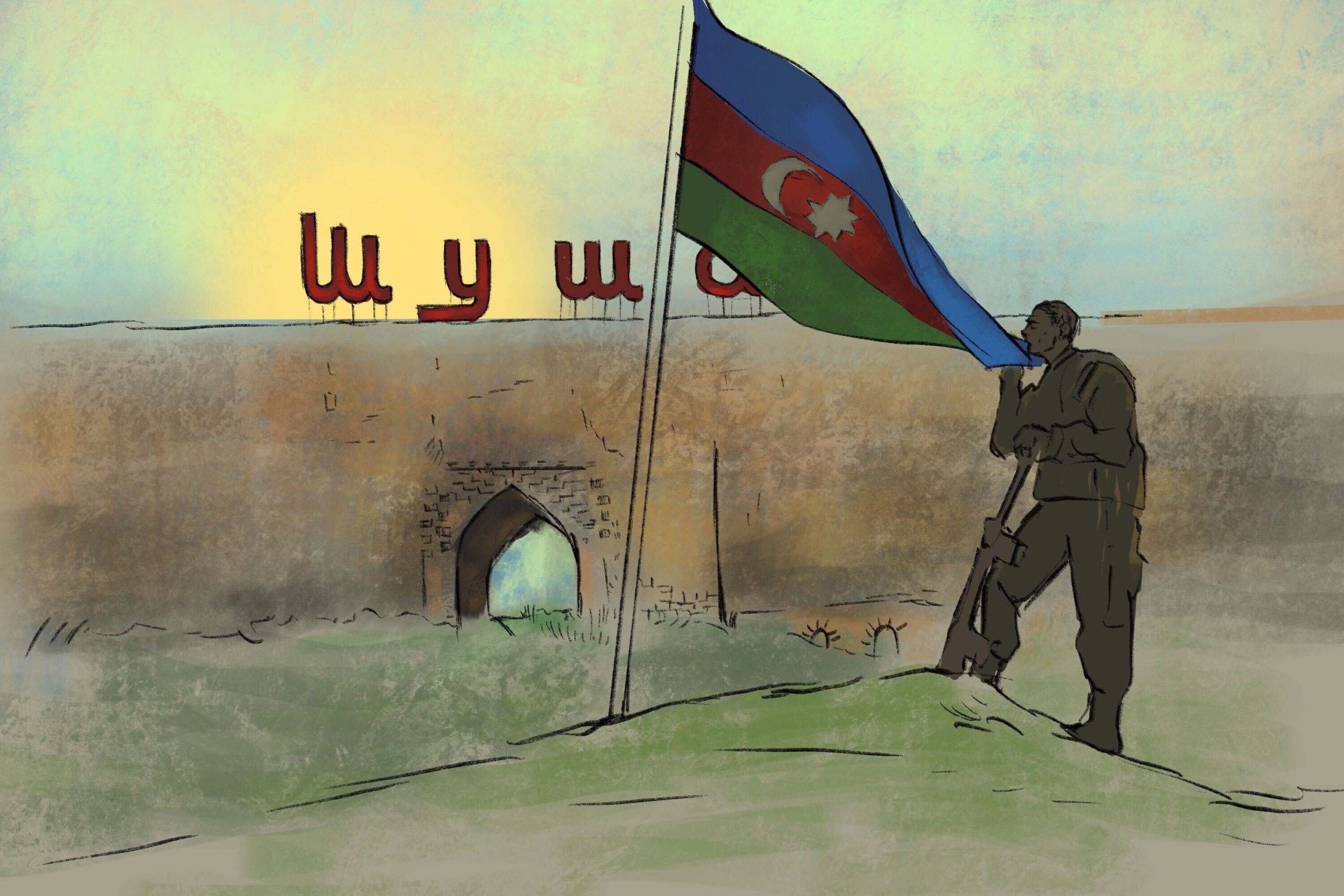 Карабахская война для рисования