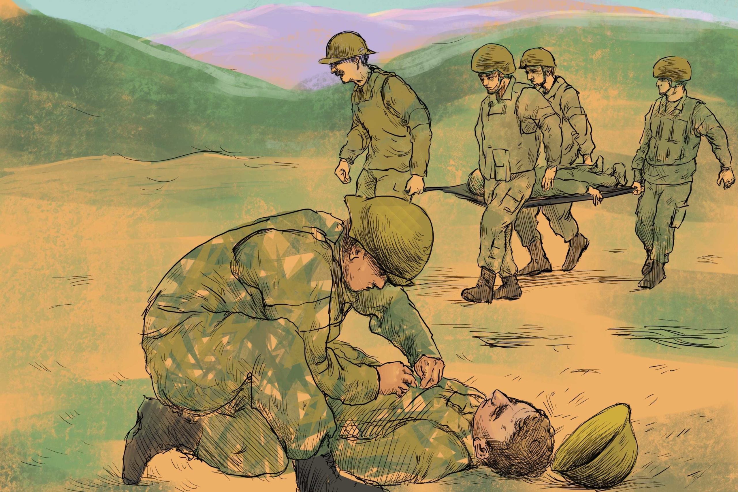 азербайджанские солдаты