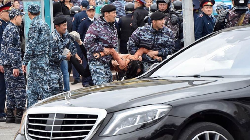 Протесты в Казахстане