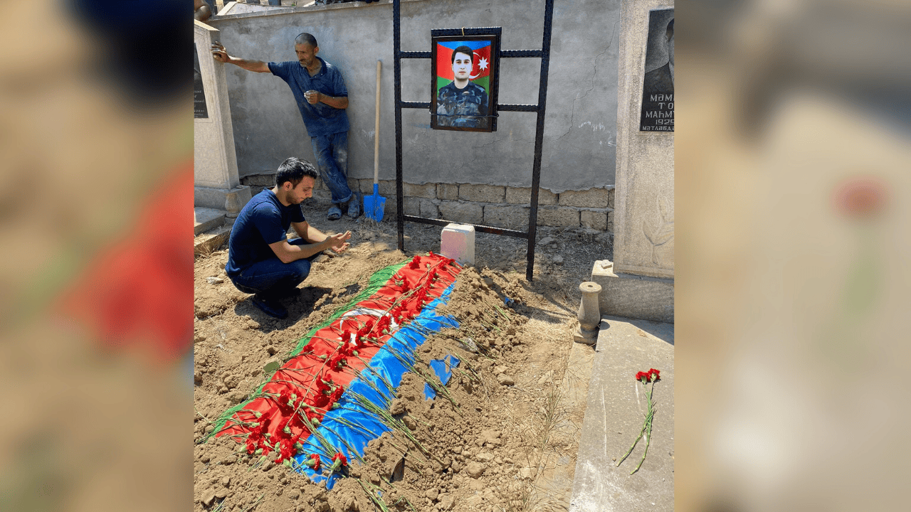 29 yaşlı gizir Həsən Məmmədovun məzarı