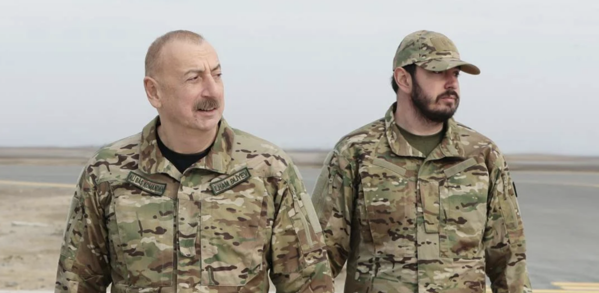 İlham Əliyev oğlu ilə, foto: president.az