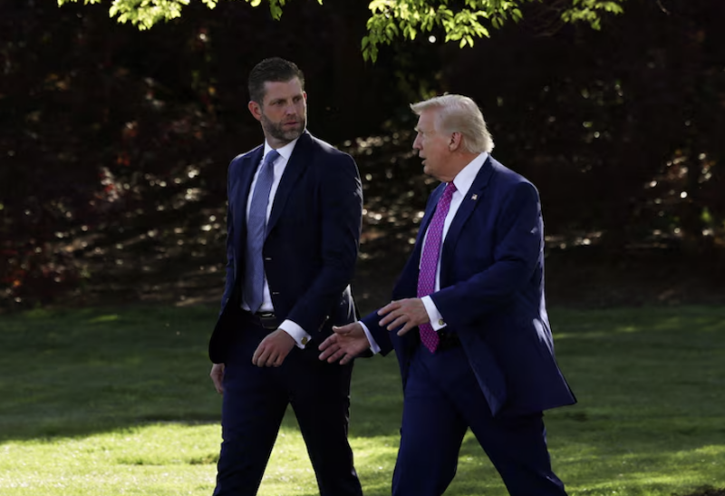 Erik və Tramp, foto: Reuters