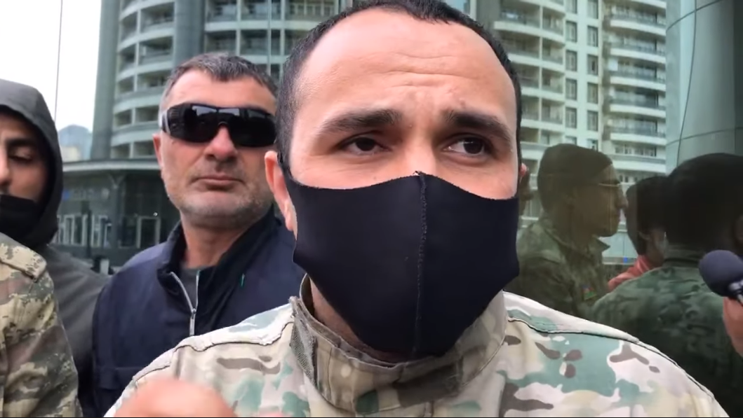 Keçmiş döyüşçülər aksiya keçirib