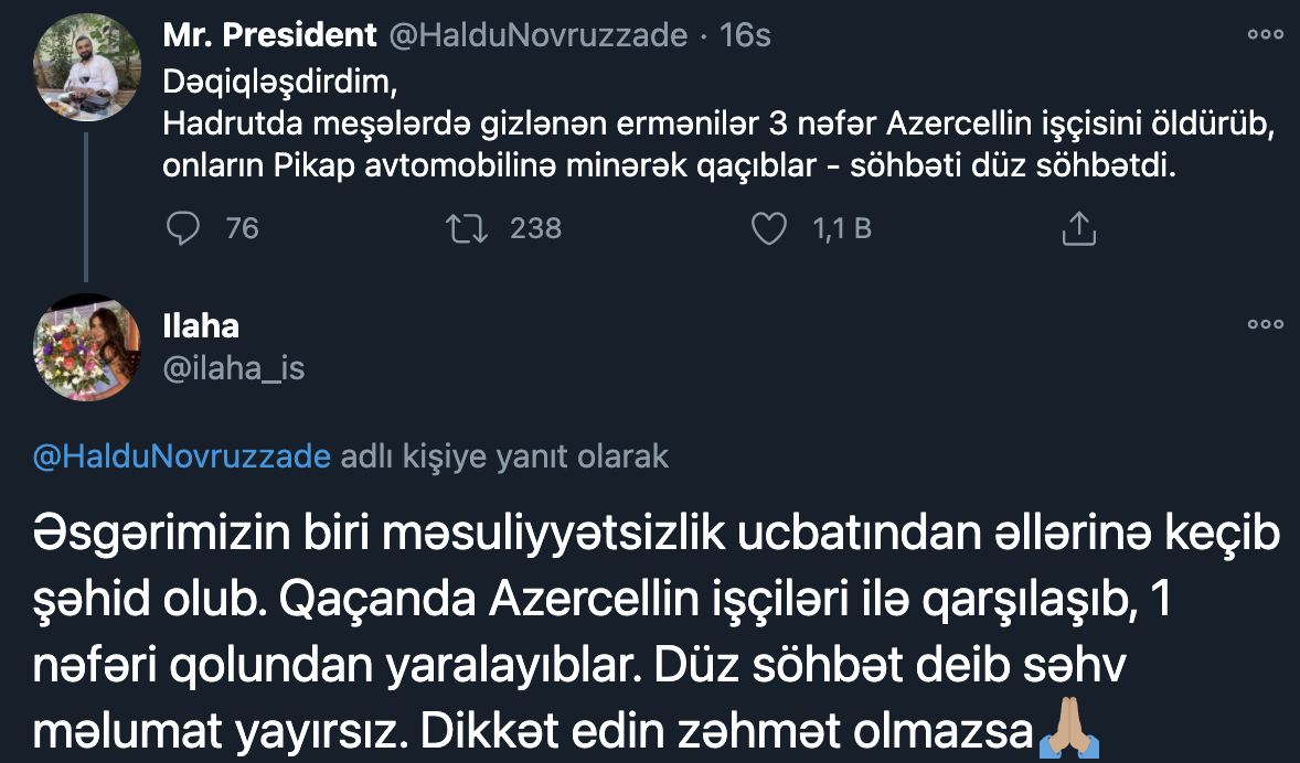 Haldun Novruzzadənin statusu