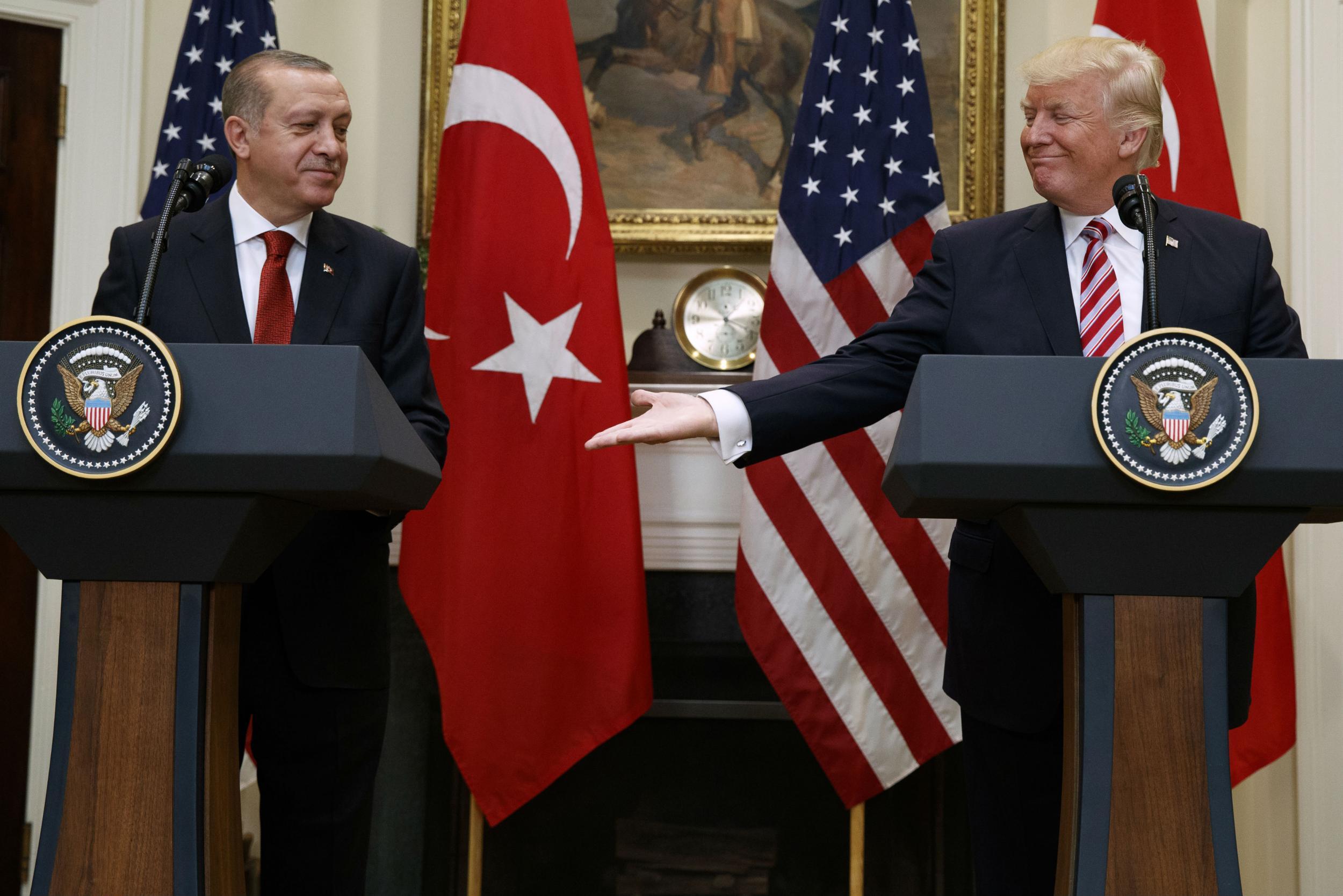 Prezident Donald Tramp və Rəcəb Tayyib Ərdoğan