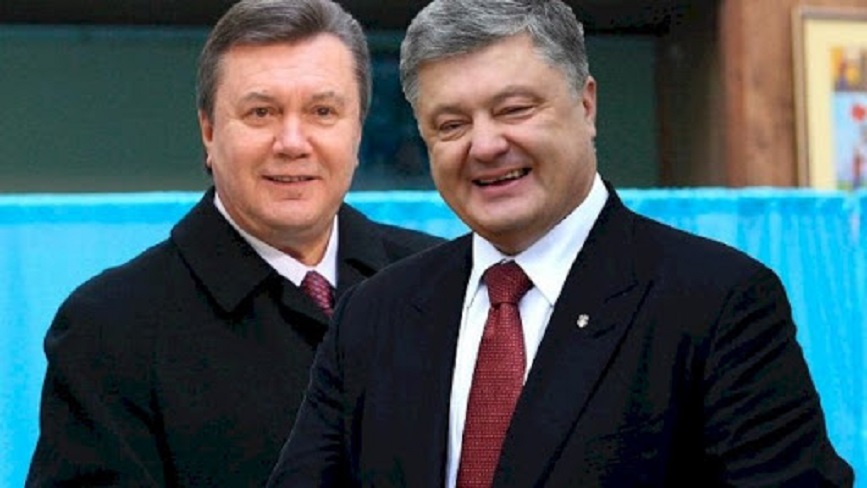 Yanukoviç və Poroşenko