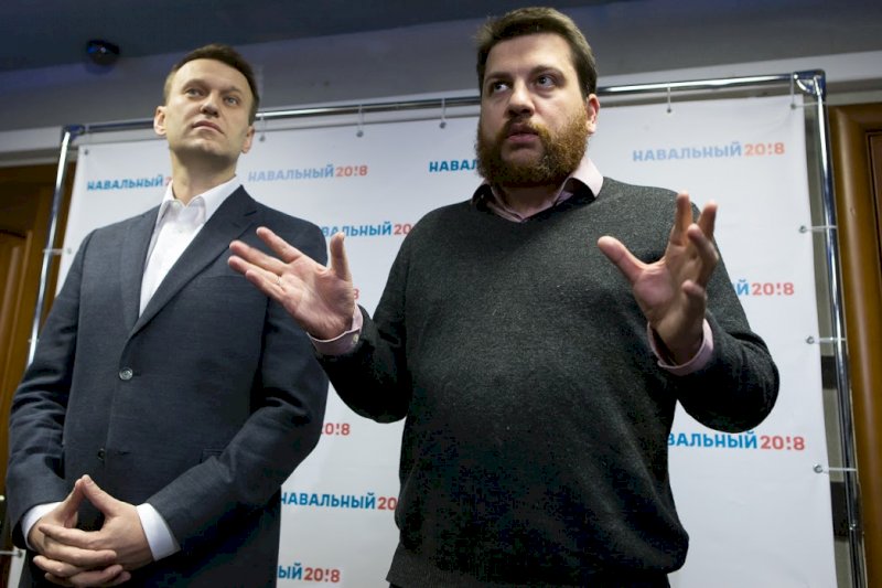 Aleksey Navalninin və müavini Leonid Volkov
